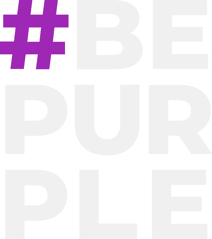 #be purple
