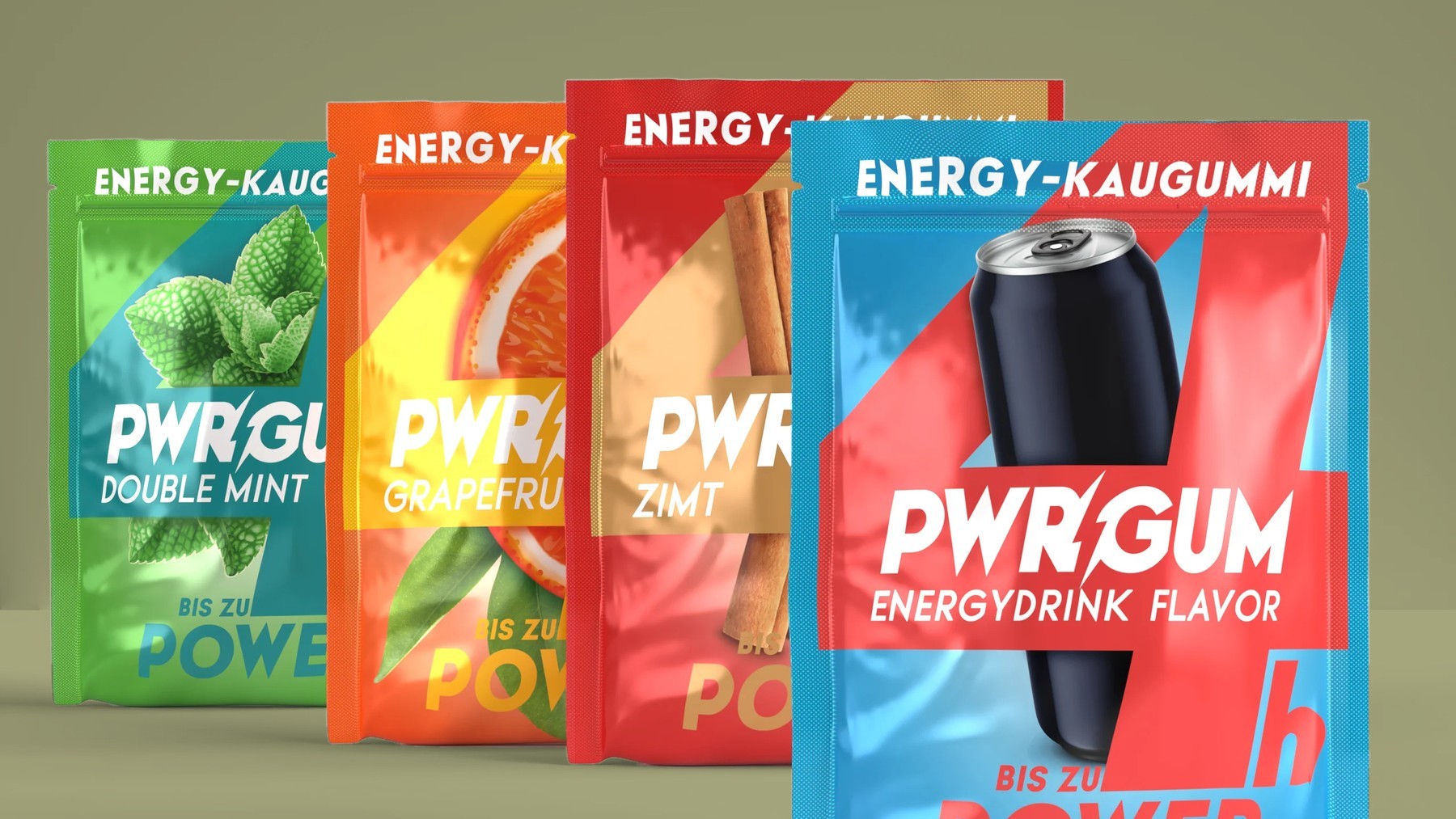 PWRGUM Energy-Kaugummi